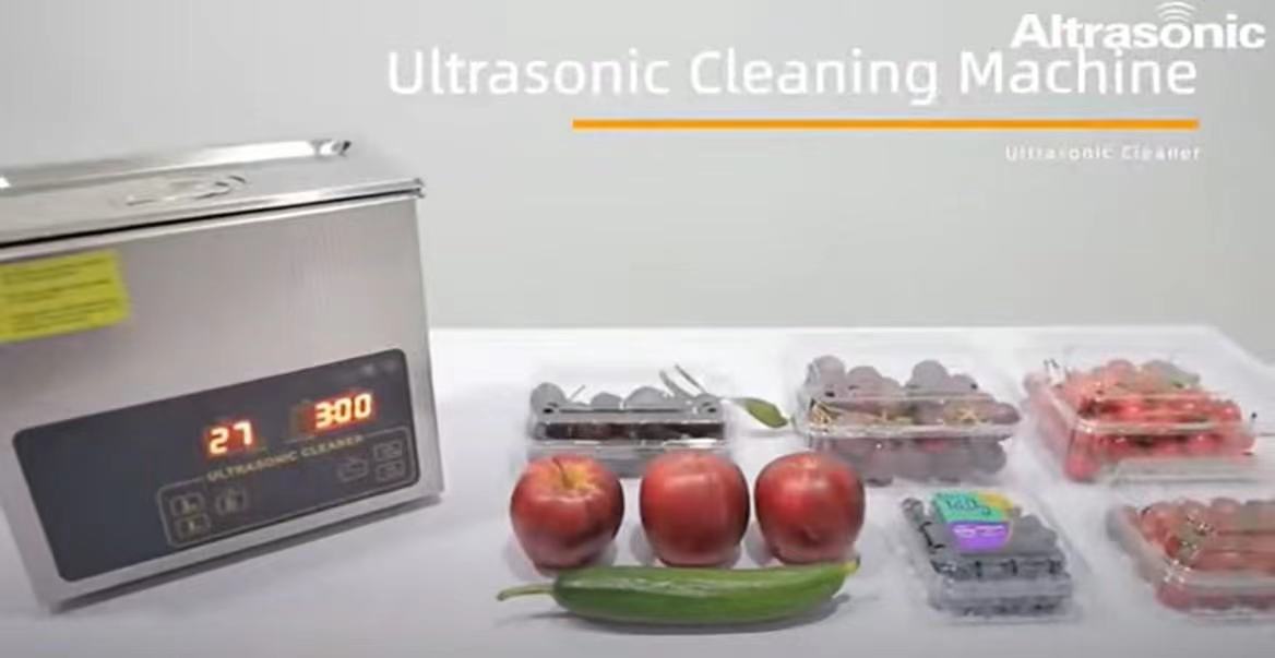 Как ультразвуковая чистящая машина чистит фрукты и овощи?